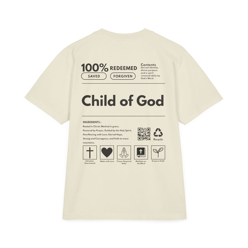 "CHILD OF GOD" OVERSIZED T