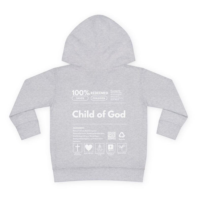 "CHILD OF GOD" TODDLER PULL OVER HOODIE