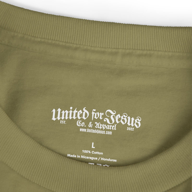 "HIJO DE DIOS" CLASSIC FIT WHITE FONT