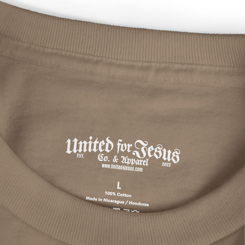 "HIJO DE DIOS" CLASSIC FIT WHITE FONT