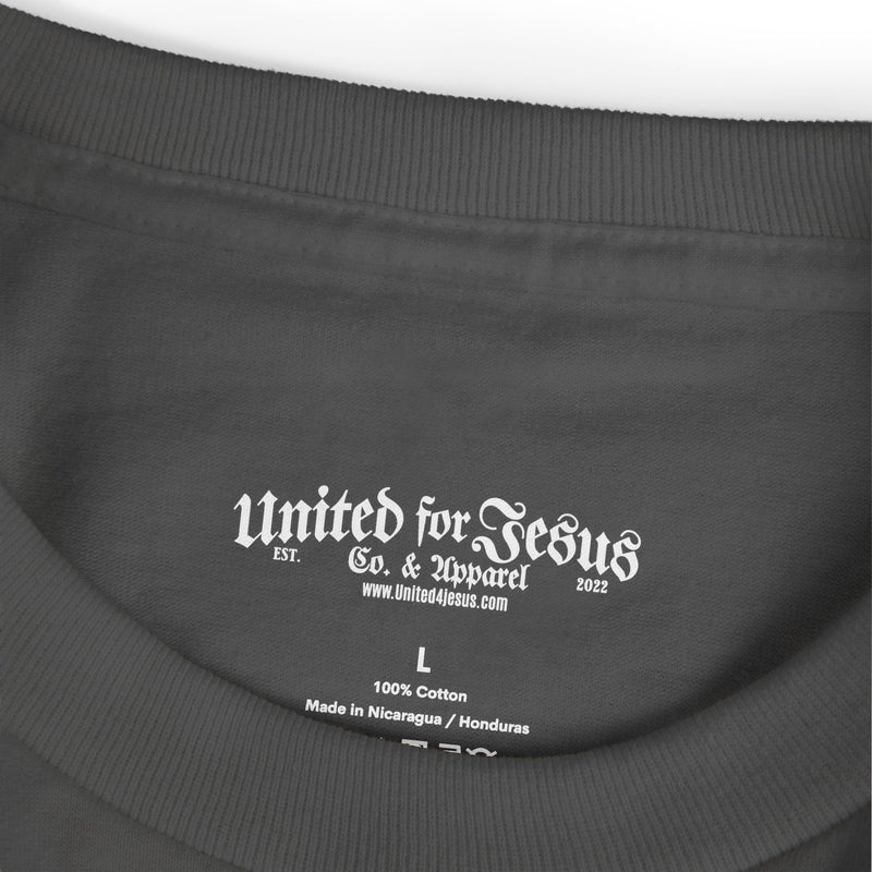 "HIJO DE DIOS" CLASSIC FIT WHITE FONT