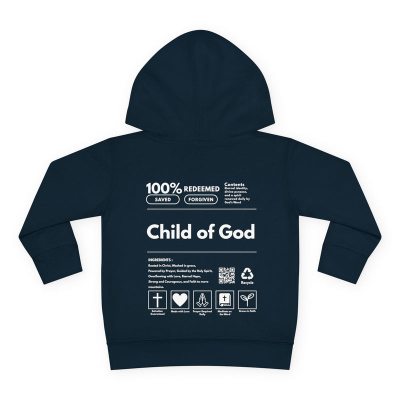 "CHILD OF GOD" TODDLER PULL OVER HOODIE